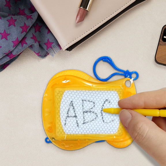 Apmemiss Clearance Mini Magnetic Drawing Doodle Boards for Kids Backpack Keychain Clip Drawing Board Erasable Sketch and Painting Pad for Classroom Rewards Party Favors Goodie Bag Stuffers