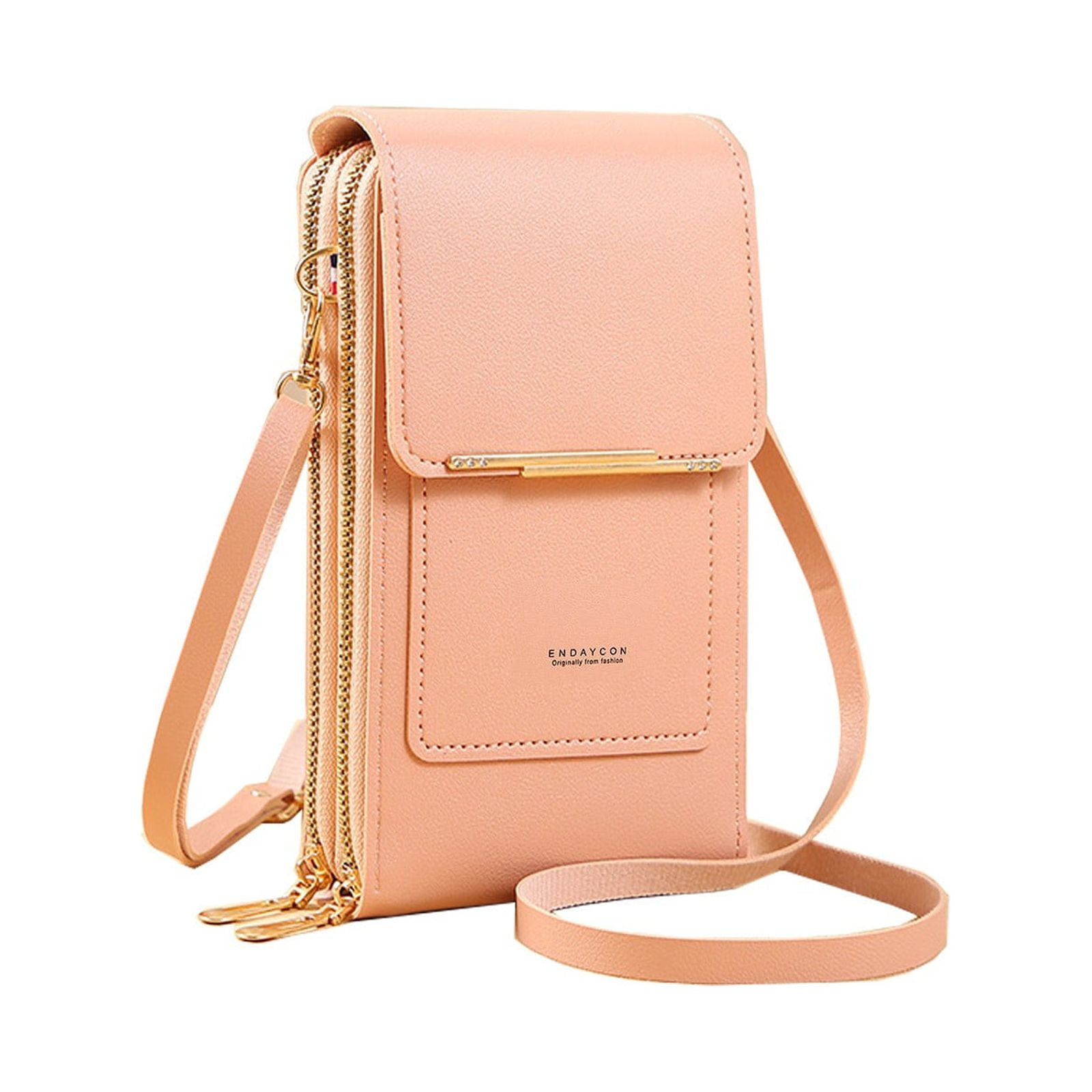 Apmemiss Clearance Mini Touchscreen Crossbody Phone Bags for Women with Card Slots Shoulder Bag Purse Leather Leather Bag Touch Screen Phone Bag