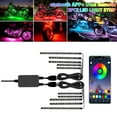 thumbnail image 1 of Apmemiss Clearance Motorcycle LED Light Kits Wireless Remote APP Control RGB Flexible Waterproof Neon Underglow Strip Kits for 12V Motorcycle Bike Car SUV Golf Cart ATV, 1 of 5