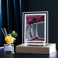 thumbnail image 1 of Apmemiss Clearance Moving Sand Art Picture Round Glass 3D Deep Sea Sandscape in Motion Display Flowing Sand Frame Relaxing Desktop Home office Work Decor, 1 of 1