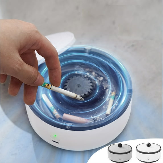 Apmemiss Clearance Multifunctional Ashtray , USB Rechargeable Ashtray ,Soot Free Ashtray for Cigarettes, Multifunctional Ash Tray for for Indoor Outdoor Home office Car