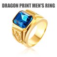 thumbnail image 1 of Apmemiss Clearance New Style Dragon Pattern Set Diamond Ring for Men Retro Show Personality Clearance Items for Women, 1 of 3
