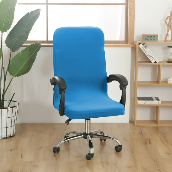 Apmemiss Clearance Office Chair Cover- Large, Removable Computer Chair Cover for Office Chair with Zipper for Universal Rotating Chair Desk Chair Cover High Back Chair Seat Washable Protector for Pets