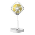 thumbnail image 1 of Apmemiss Clearance Portable Pedestal Fan - Foldaway Standing Fan Foldable Desk Fan, Wireless Use 1200Mah Rechargeable Battery, Control Telescopic 3Speed Quiet Fan for Home Kitc, 1 of 7