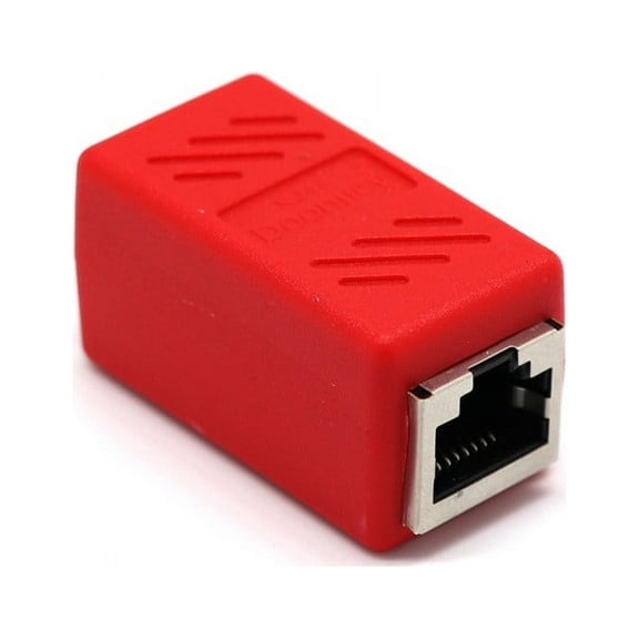Apmemiss Clearance RJ45 Coupler Ethernet Extender Connector Inline Coupler Cat7 Cat6 Cat5e Ethernet Cable Adapter Female to Female Black Christmas Clearance