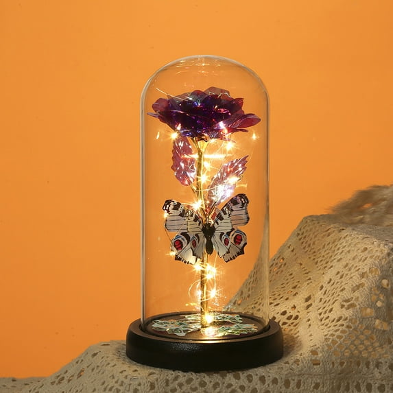 Apmemiss Clearance Rose Flower Gifts for Women, Birthday Gifts for Women, Light Up forever Flower Gifts for Her Mom Grandma, Artificial Rose Flower Gift for Valentines Christmas Anniversary Wedding