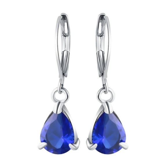 Apmemiss Clearance Sales Ladies Fashion Colorful Diamond Water Drop Earrings Jewelry Closeouts Clearance