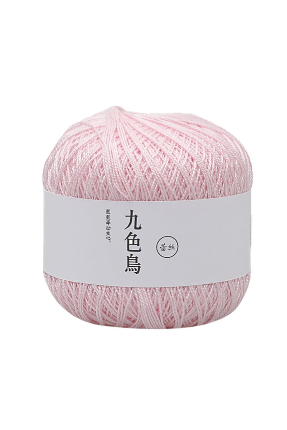 Clearance Size 8 Crochet Thread Kit Cotton Threads Balls kit Popular Rainbow Colors with Knitting Needles for Beginners