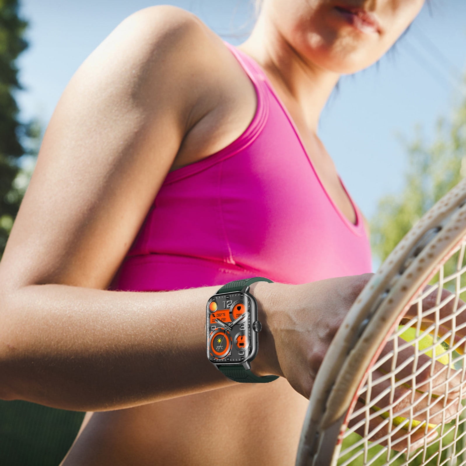 Apmemiss Clearance Smart Watches for Men Women, Bluetooth Call & Text