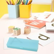 Apmemiss Clearance Student Organizer Pen Pouch Pencil Case Translucent Frosted Stationery Case