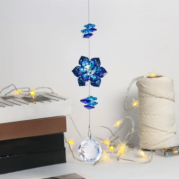 Apmemiss Clearance Sun Catchers Indoor Window Suncatcher Crystals Prisms with Chain Pendant Colorful Hanging Ornaments for Windows Chandelier Office Home Garden Decor