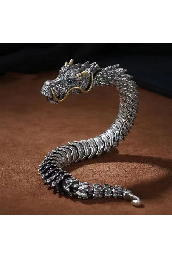 Clearance Three-dimensional Faucet Bracelet Male Trend Domineering Boys Jewelry Personality Brass Plated Thai Dragon Bracelet Clearance Items