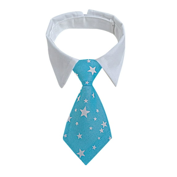 Apmemiss Clearance Ties for Dog, Adjustable Pet Neck Ties Collar for Small Dogs Cats, Puppy Bowties Necktie Bow Ties Grooming Bows for Wedding Valentine Photography Holiday Party Christmas Gifts, Blue