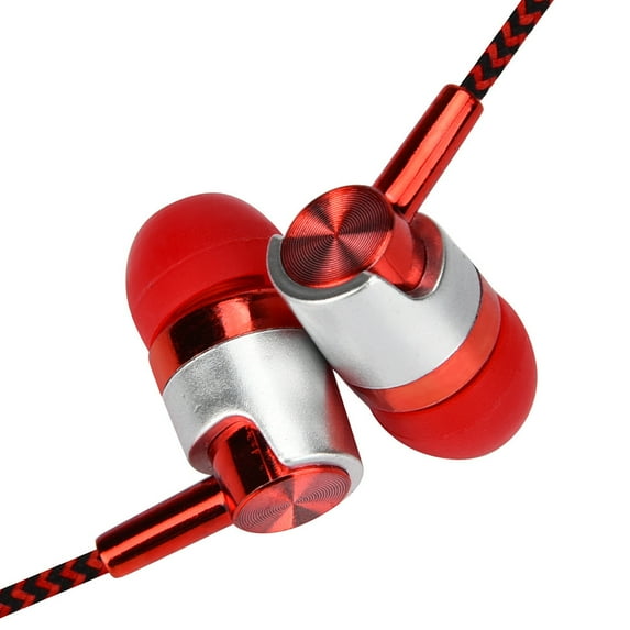 Apmemiss Clearance Universal 3.5mm In-Ear Stereo Earbuds Earphone with Mic for Cell Phone Deal of the Day