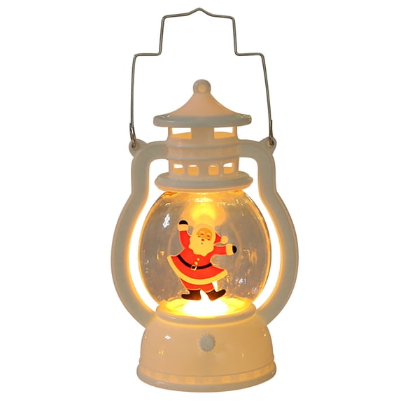 Apmemiss Clearance Vintage Lantern Decorative Indoor Outdoor Christmas Decorations Camping Lantern Hanging Lanterns Flicker Flame Lamp Garden Patio Cabin Fireplace Valentines Day Decor