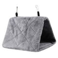thumbnail image 1 of Apmemiss Clearance Warm Bird Nest House Plush Hanging Snuggle Cave Bed Hanging Hammock Sleeping Bed Happy Hut for Parrot Parakeet Cockatiel Conure Cockatoo African Grey Macaw, 1 of 2