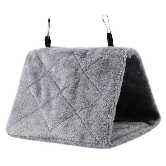 Apmemiss Clearance Warm Bird Nest House Plush Hanging Snuggle Cave Bed Hanging Hammock Sleeping Bed Happy Hut for Parrot Parakeet Cockatiel Conure Cockatoo African Grey Macaw