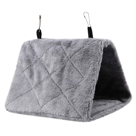 Apmemiss Clearance Warm Bird Nest House Plush Hanging Snuggle Cave Bed Hanging Hammock Sleeping Bed Happy Hut for Parrot Parakeet Cockatiel Conure Cockatoo African Grey Macaw