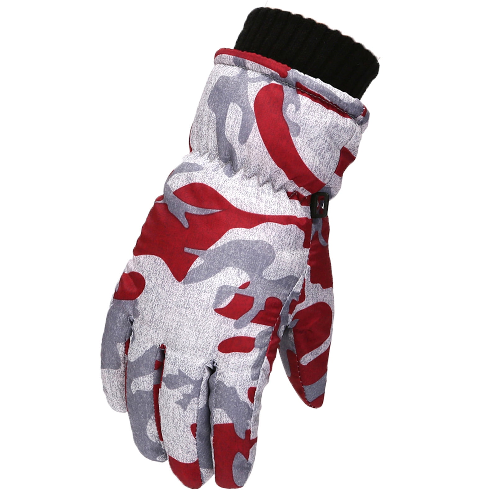 Apmemiss Clearance Winter Gloves for Kids Boys Girls Snow Windproof