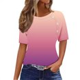 Apmemiss Cute Summer Tops for Women Clearance Clothes Women's Loose