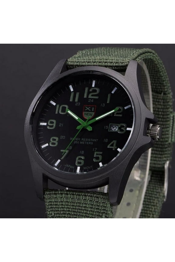 Gifts for Men Clearance Sales Outdoor Mens Date Stainless Steel Military Sports Analog Quartz Wrist Watch