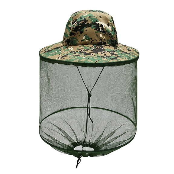 Kayannuo Wholesale Outdoor Mosquito Resistance Hat Bug Bee Insect Net Mesh Head Face Protector Cap