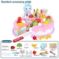 thumbnail image 1 of Apmemiss Play Food Toy Set 38 PCS, Pretend Birthday Cake with Candles for Kids, DIY Cutting Play Kitchen Toys for Children, Educational Pretend Play for Boys Girls 3+ Years, 1 of 6