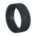 thumbnail image 1 of Apmemiss Rings for Women Clearance Jewelry Standard US Size Titanium Steel Woven Mesh Deformation Ring 8MM Vacuum Electroplating Non-fading Sales Today Clearance Prime, 1 of 6