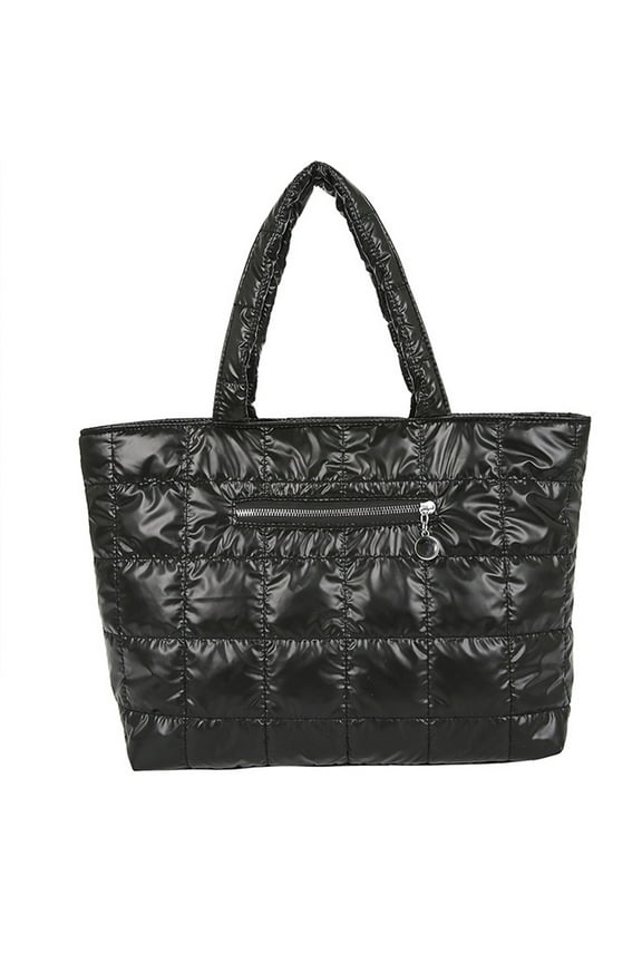 Women's Tote Bag Large Shoulder Bag,Tote Padded Winter Handbag Space Tote Bag Shoulder Bag Shopping