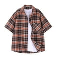 thumbnail image 1 of Apmemiss T Shirts for Man Clearance Clothes Men's Summer Button Lapel Top, 1 of 3