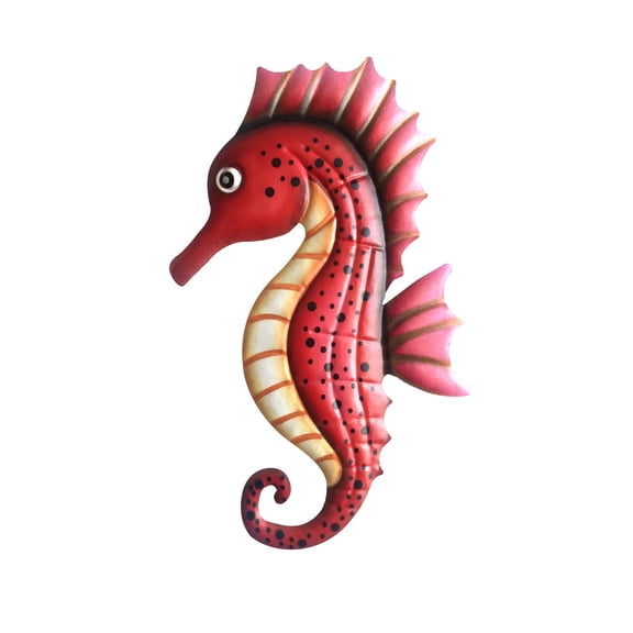 Apmemiss Wall Decor Clearance Metal Seahorse Wall Decor, Sea Life Decor, Metal Fish Wall Decor, Beach theme Wall Art for Bathroom Home Pool Gifts Sales Today Clearance