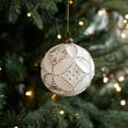 thumbnail image 1 of Apmemiss White Plastic Christmas Ornaments 6 Inch, Shatterproof Christmas Balls for Tree Decor, Festive Holiday Baubles with Hanging Loop, Party Home Decoration, 1 of 6