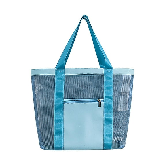 Apmemiss Women's Solid Beach Pool Handbag, Blue