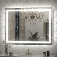 thumbnail image 1 of GODCHAR 40"x30" LED Bathroom Mirror, 24V Pro Backlit & Frontlit Vanity Mirror, UL Certified Anti-Fog Dimmable, 1 of 14