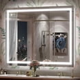 thumbnail image 1 of GODCHAR 48"x36" LED Bathroom Mirror, 24V Pro Backlit & Frontlit Vanity Mirror, UL Certified Anti-Fog Dimmable, 1 of 14