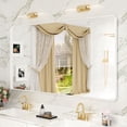 thumbnail image 1 of GODCHAR 55x30 inch Shatterproof Bathroom Mirror, Metal Framed Wall Vanity Mirror, 1 of 11