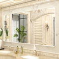 thumbnail image 1 of GODCHAR 60x36 inch Shatterproof Bathroom Mirror, Metal Framed Wall Vanity Mirror, 1 of 11