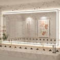 thumbnail image 1 of GODCHAR 72"x36" LED Bathroom Mirror, 24V Pro Backlit & Frontlit Vanity Mirror, UL Certified Anti-Fog Dimmable, 1 of 13