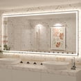 thumbnail image 1 of GODCHAR 77"x36" LED Bathroom Mirror, 24V Pro Backlit & Frontlit Vanity Mirror, UL Certified Anti-Fog Dimmable, 1 of 15