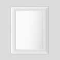 thumbnail image 1 of GODCHAR Framed Tempered Glass Bathroom Vanity Rectangular Mirror 20"x16", White, 1 of 7