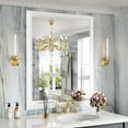 thumbnail image 1 of Apmir Aluminum Alloy Framed Bathroom Vanity Mirror in Tempered Glass, 1 of 7