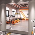 thumbnail image 1 of GODCHAR Home Gym Mirror 56"x16" 3-Pack, Frameless Full Body Wall Mirror, Shatterproof Tempered Glass for Yoga, Dance, Garage Gym, 1 of 8