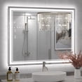 thumbnail image 1 of Frameless Frontlit LED Anti-fog Bathroom Vanity Mirror 40x30 inch, 1 of 10
