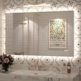 thumbnail image 1 of 40x24 LED Bathroom Mirror, 24V Ultra Bright Backlit Vanity Mirror, Anti-Fog & Shatterproof Tempered Glass, CRI 95+, 1 of 13