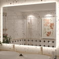 thumbnail image 1 of 48x32 LED Bathroom Mirror, 24V Ultra Bright Backlit Vanity Mirror, Anti-Fog & Shatterproof Tempered Glass, CRI 95+, 1 of 13
