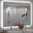 thumbnail image 1 of 48x36 LED Bathroom Mirror, 24V Ultra Bright Backlit Vanity Mirror, Anti-Fog & Shatterproof Tempered Glass, CRI 95+, 1 of 13