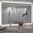 thumbnail image 1 of 60x36 LED Bathroom Mirror, 24V Ultra Bright Backlit Vanity Mirror, Anti-Fog & Shatterproof Tempered Glass, CRI 95+, 1 of 13