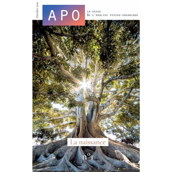 Apo: La Revue de l'Analyse Psycho-Organique. N°1, (Paperback)