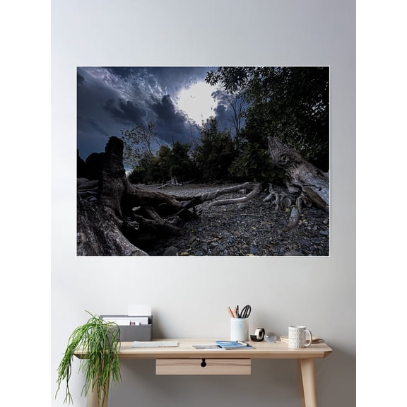 Apocalypse Beach Poster Wall Art, Modern Wall Decor For Living Room Bedroom, 8x12 UNFRAMED