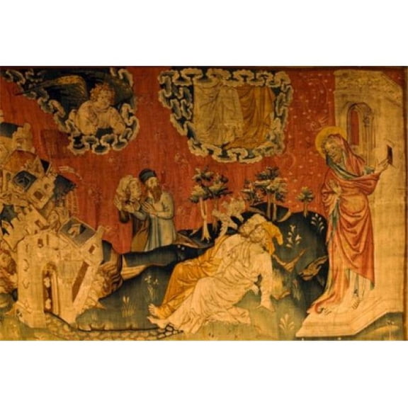 Apocalypse - Earthquake Tapestry & Textiles Poster Print - 18 x 24 in.